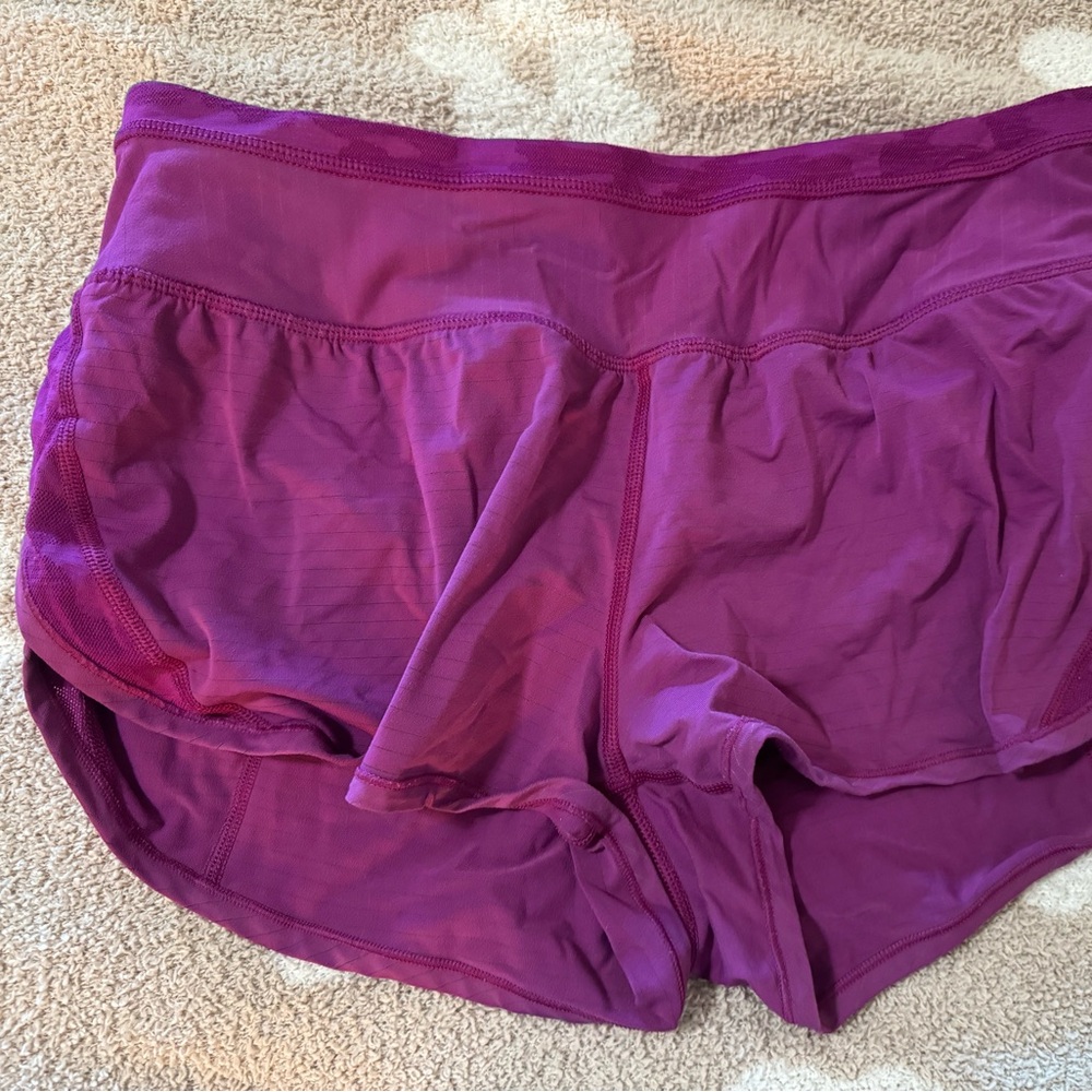 Lululemon purple shorts